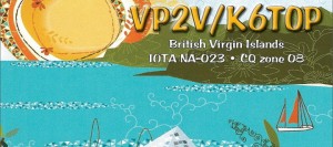 VP2V/K6TOP – British Virgin Islands